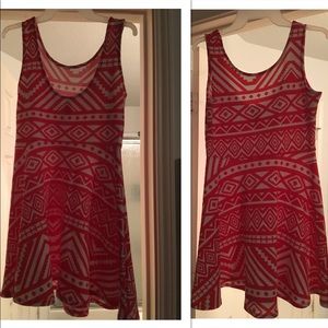 🌟3 for $35🌟Coral Tribal print dress